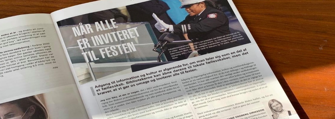 Udsnit af Danmarks Biblioteksforeningsbladet